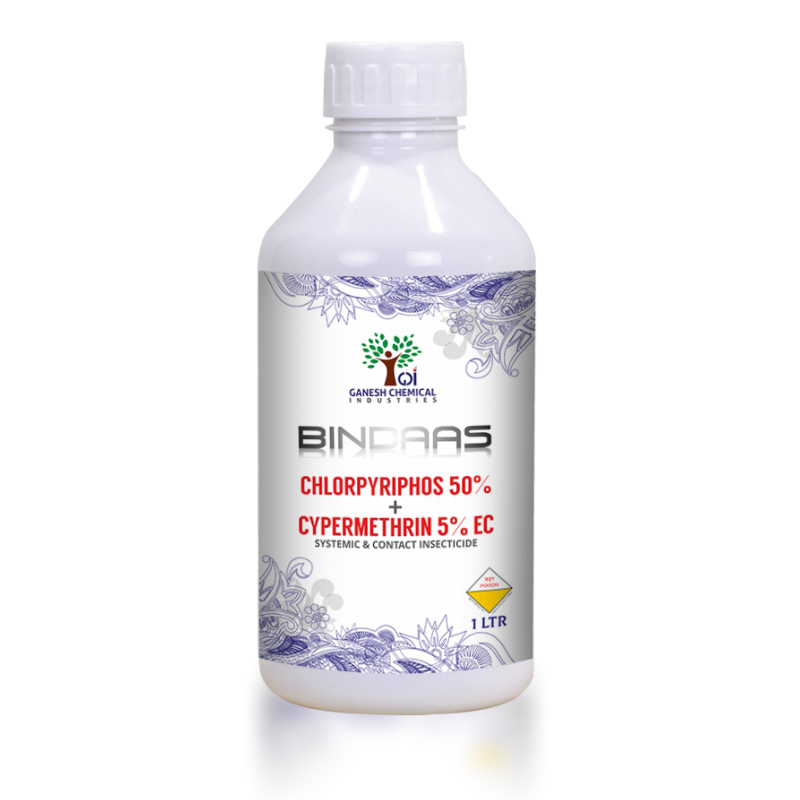 BINDASS Chlorpyriphos 50% + Cypermethrin 5% EC